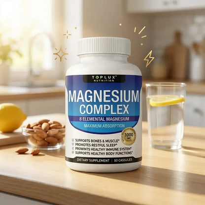 Magnesium Complex 8 en 1, Contiene 90 Cápsulas